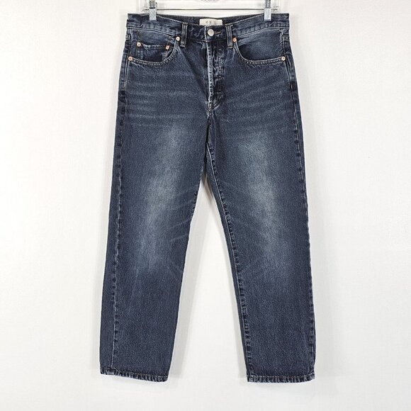We The Free Denim - We The Free People Stella Jeans Womens 27 High Rise Boot Cut Button Fly Blue